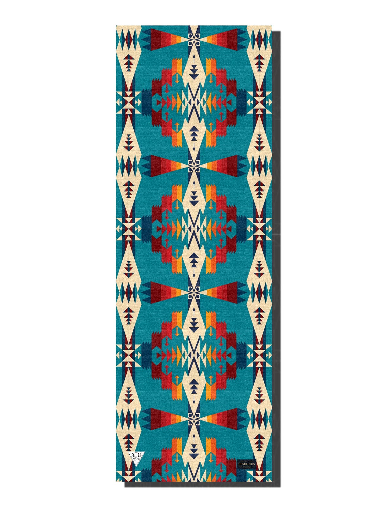 Yune Yoga x Pendleton Yoga Mat Premium All Purpose Exercise and Fitness Mat Extra Thick Non-Slip PER Yoga Mat (Tucson Turquoise)