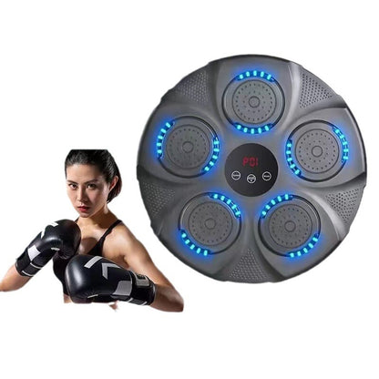 Smart Music Boxing Target Reaction Trainer for Home Fitness