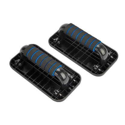 4-Wheel Ab Roller with Push-Up Stand for Fitness