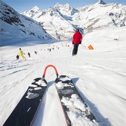 Ski Tip Connector for Beginners and Training Aid